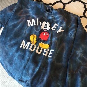Tie-Dye Mickey Mouse Sweatshirt